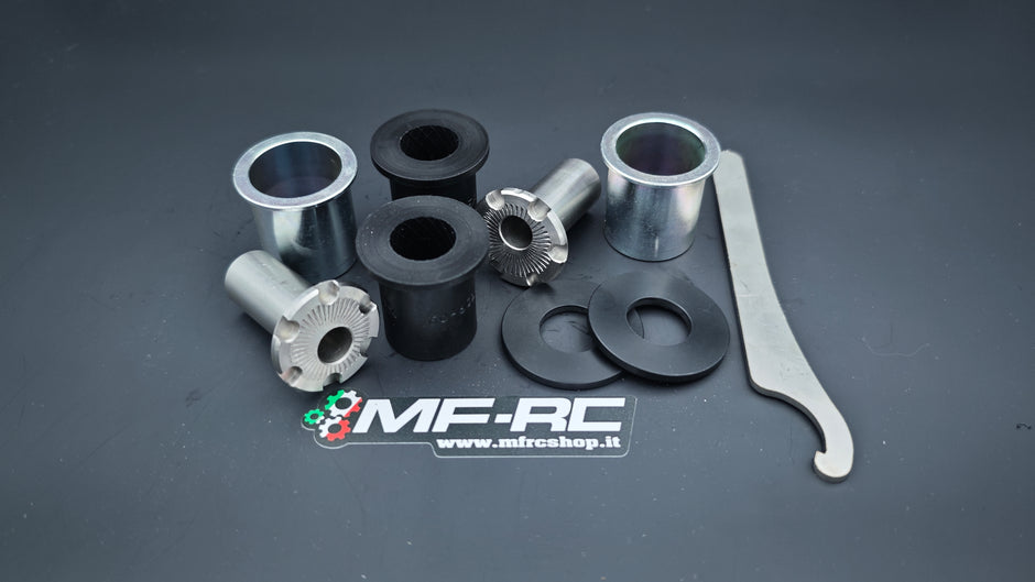 Set di boccole per regolazione Camber su braccia anteriori per Renault clio 3 Rs