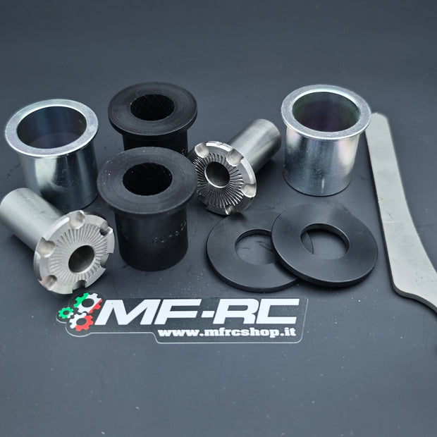 Set di boccole per regolazione Camber su braccia anteriori per Renault clio 3 Rs