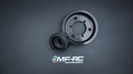Coppia di pulegge servizi in alluminio per Peugeot 106 / Saxo
